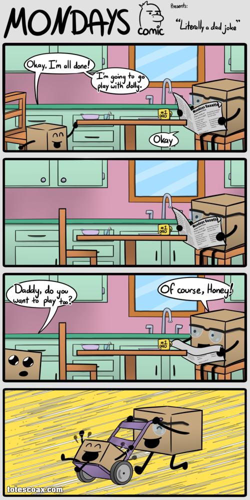 Literally a dad joke - Web Comics