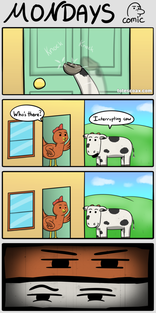 Cow Interrupted - web comics