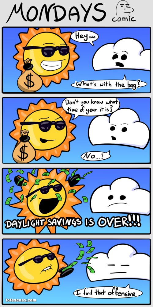 Daylight Spendings - web comics