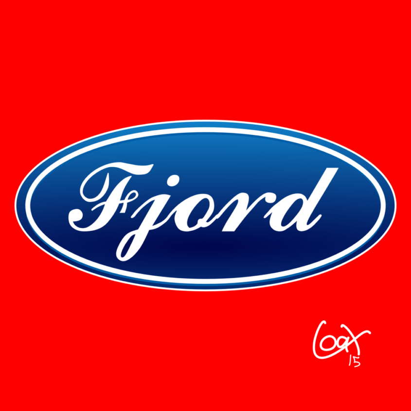 Built Fjord Tough Yep. I went there. And those are indeed the colors of the flag too. Done in Inkscape