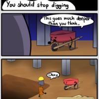Getting to the bottom - Web comics