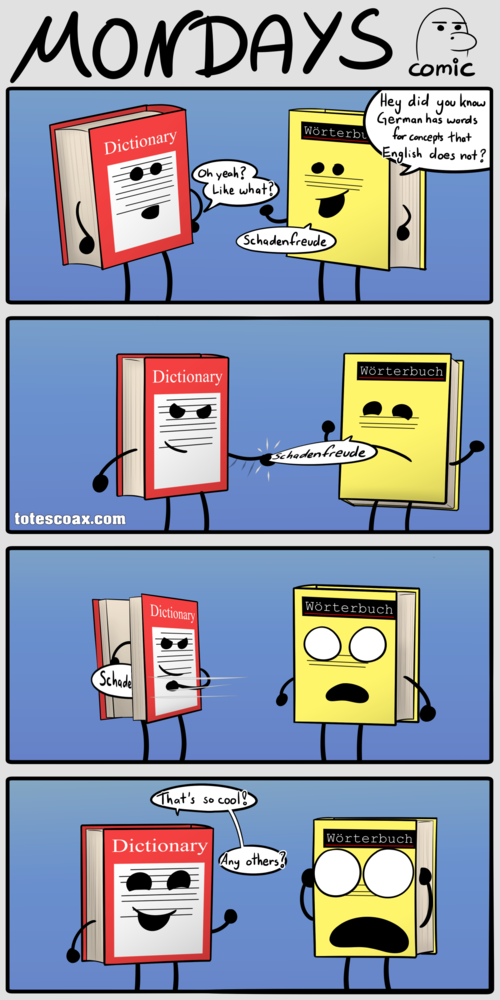 How we get words in English - web comics