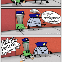 on the run - web comic