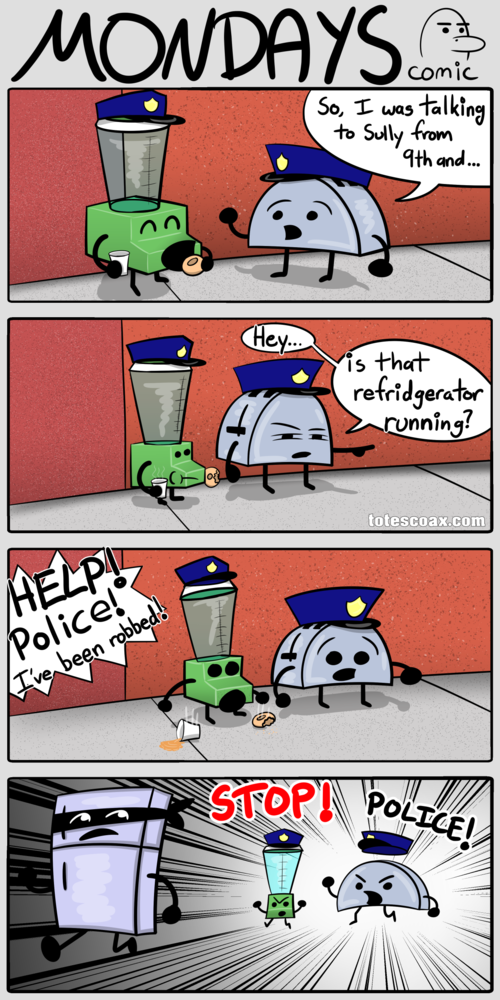 On the run - web comics